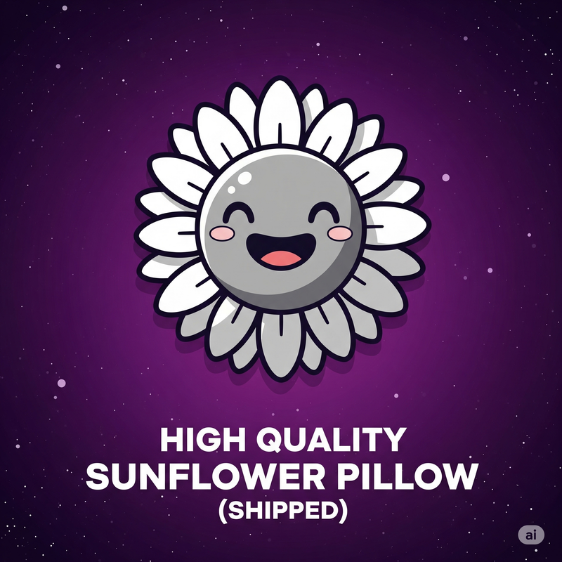 Quality Sunflower Pillow